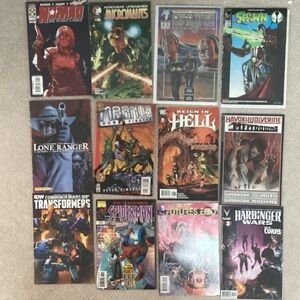 Comic Book Collection with Various Covers